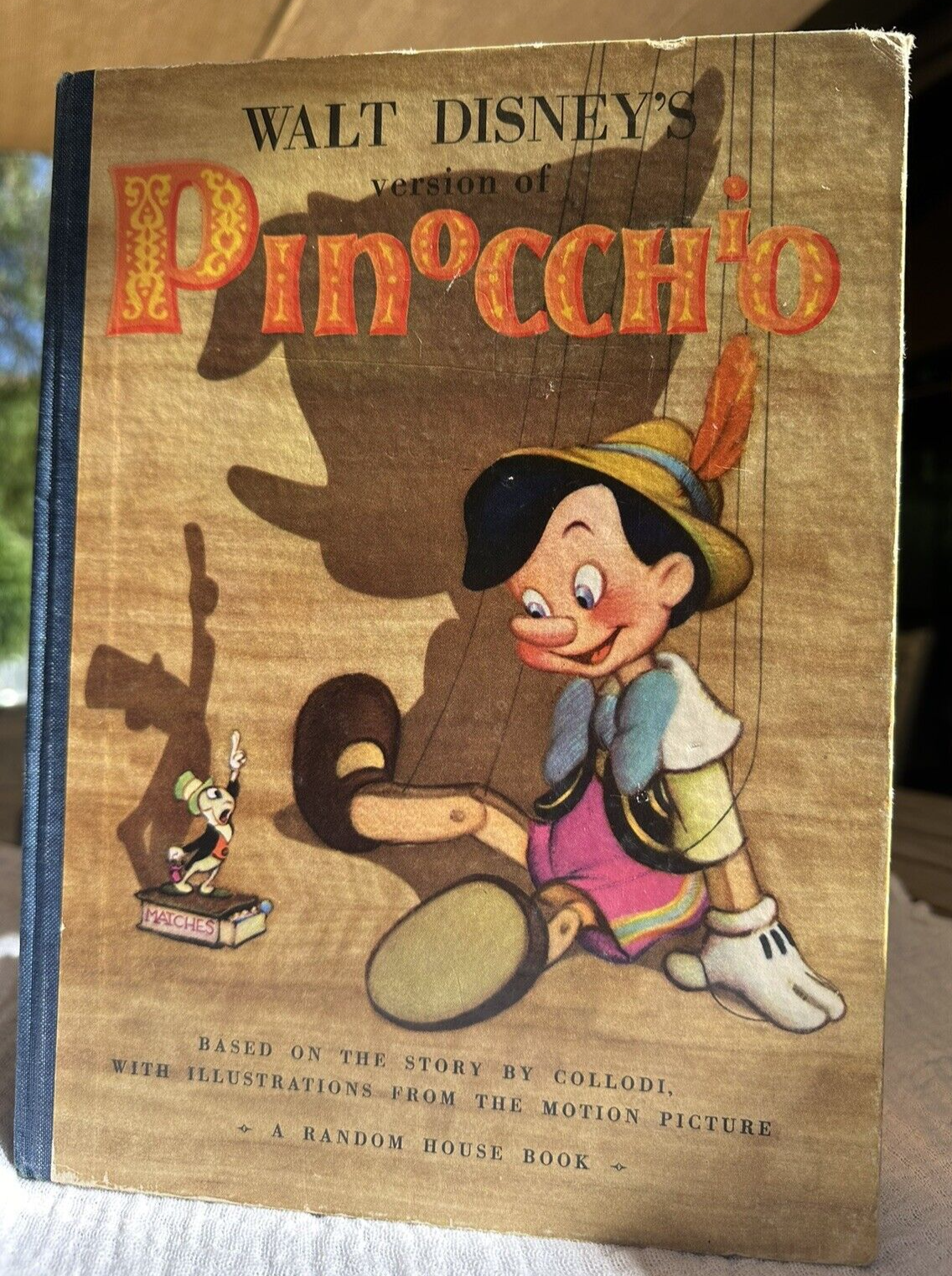 1939 WALT DISNEY'S Version Of Pinocchio, Hardcover 1939 Vintage | eBay