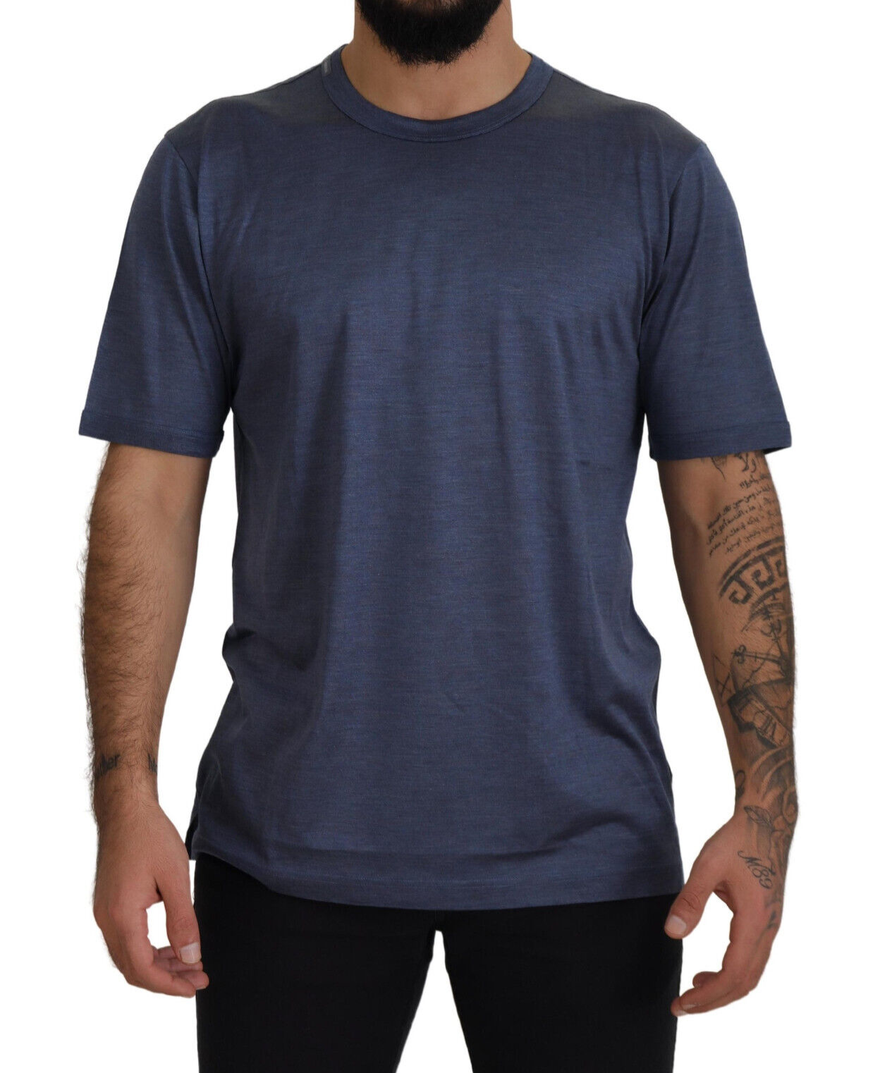 

Футболка DOLCE - GABBANA Синий шелковый пуловер с круглым вырезом IT44 / US34 / Рекомендуемая розничная цена 500 долларов США