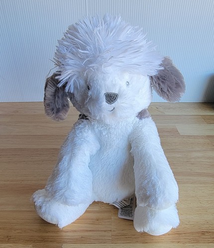 Carters Just One You Plush Dog English Sheepdog Puppy Stuffed Animal Gray White