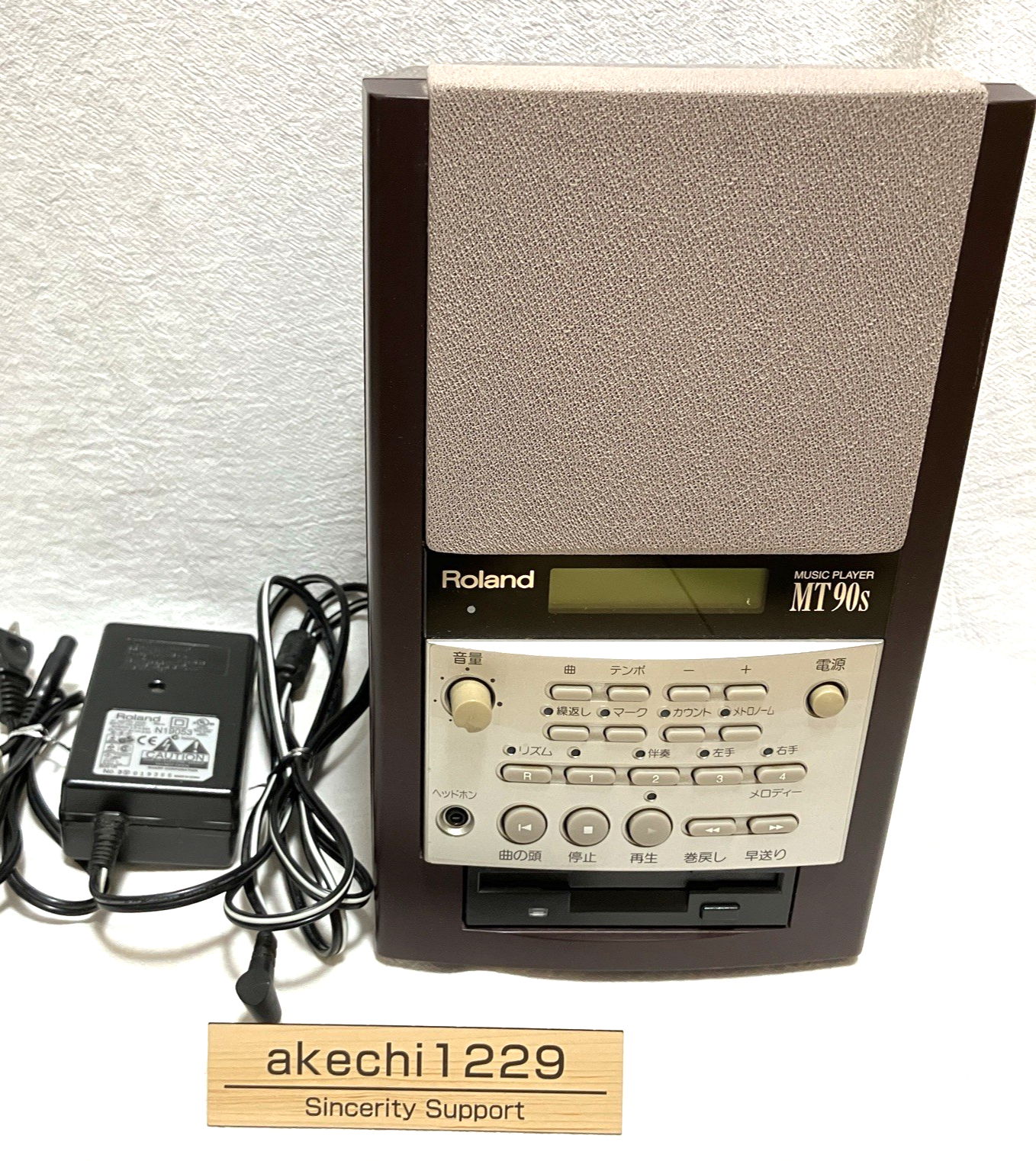 RORAND MT-90s (ミュージックプレーヤー) ROLAND MT-90S Music Player / Tone Generator w/ Power supply