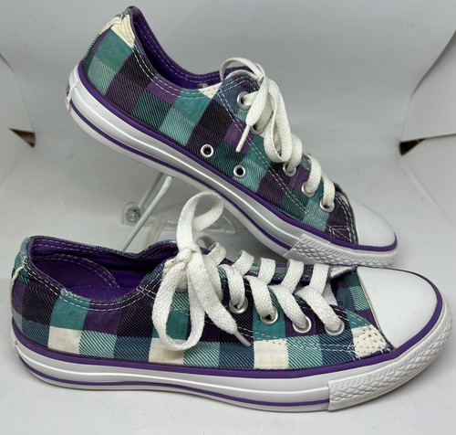 Converse Chuck Taylor Sneakers, Shoes, Plaid Design, Unisex, M5 / W7