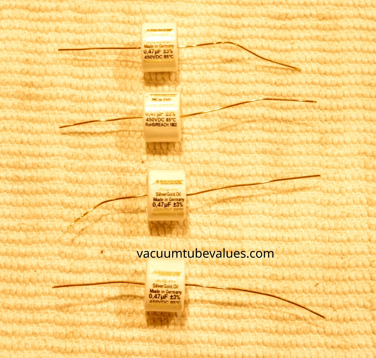 Mundorf Evo-SilverGold.Oil-1.50μF Mundorf MCap Supreme Evo Silver Gold Oil capacitor, 1µF ±2
