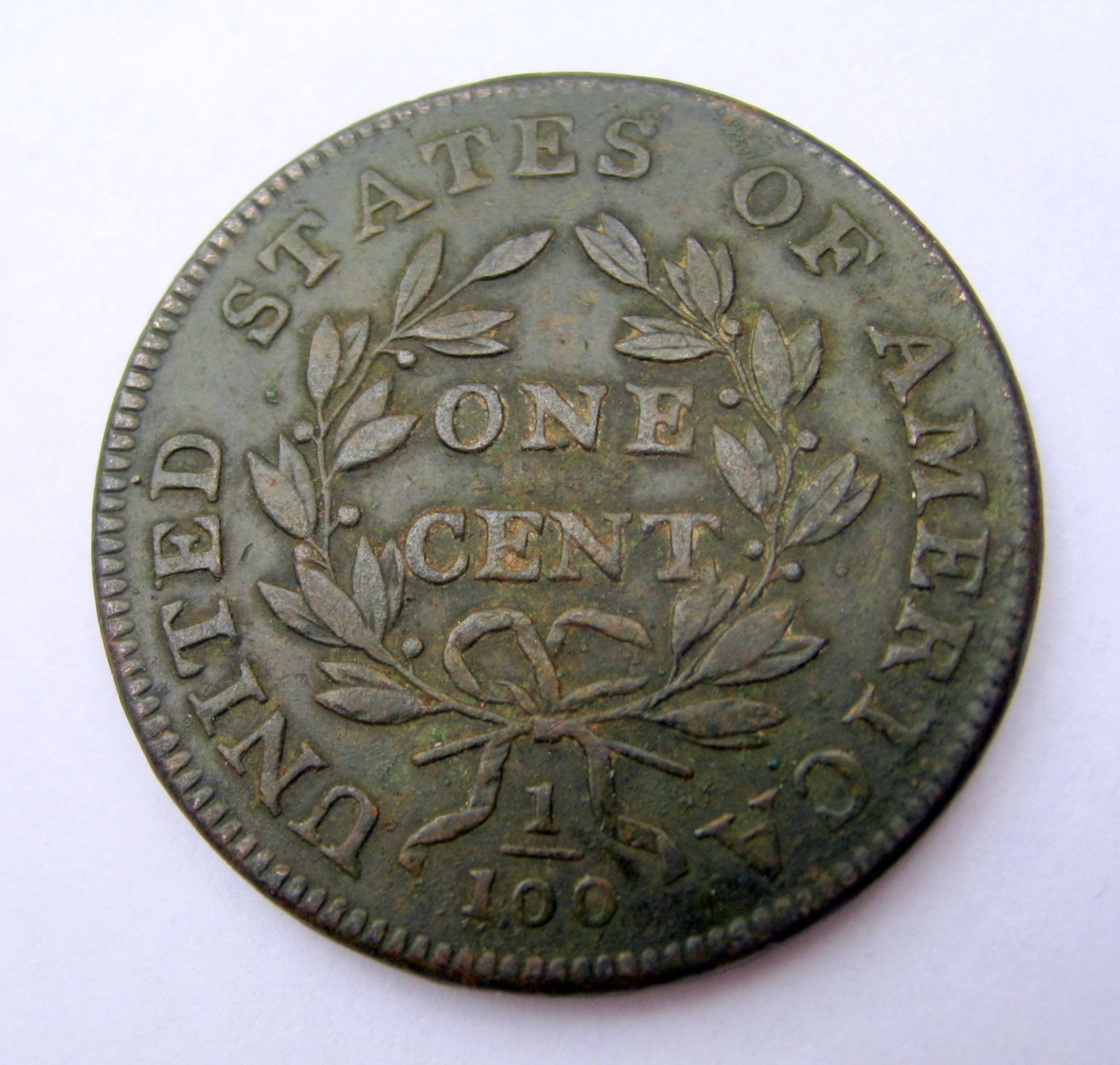 1798 One Cent - Draped Bust Large, Style 2 Hair - Very Fine Condition