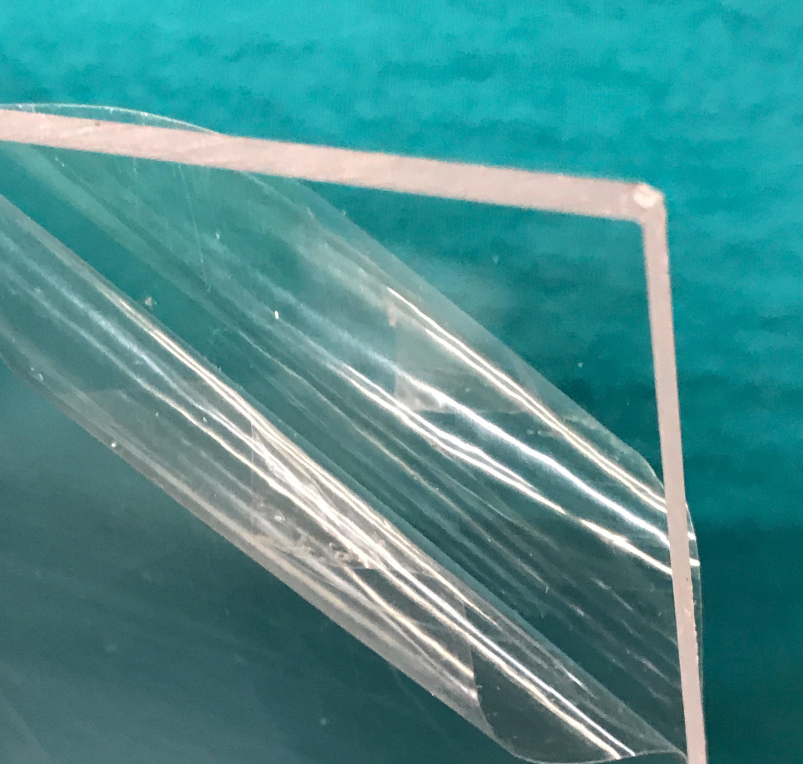 Clear Plexiglass Cast Acrylic Sheet 12/" X 12/" X 3//8/"