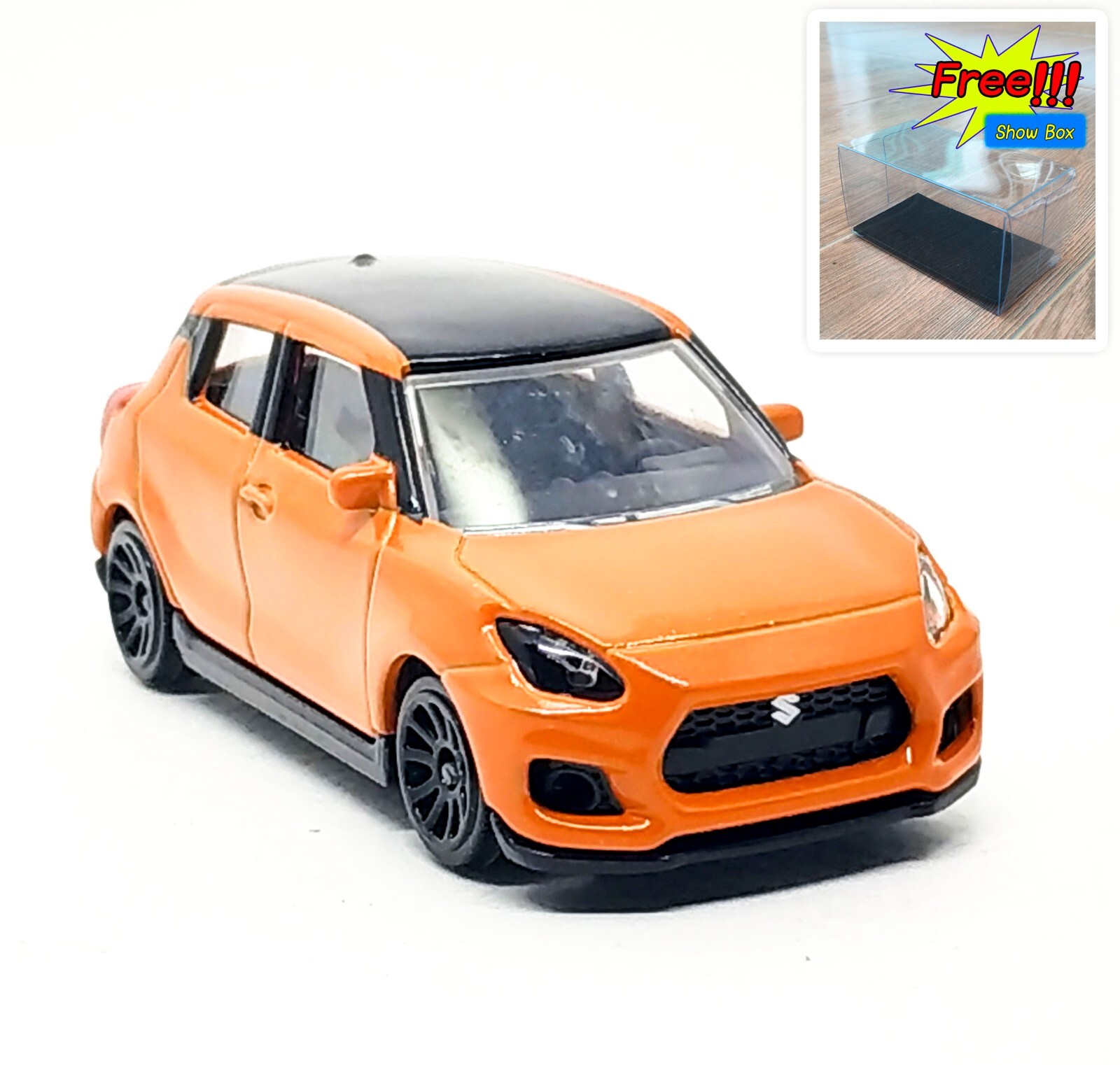 Majorette Suzuki Swift Sport Orange / Black Roof - 1:56 (3