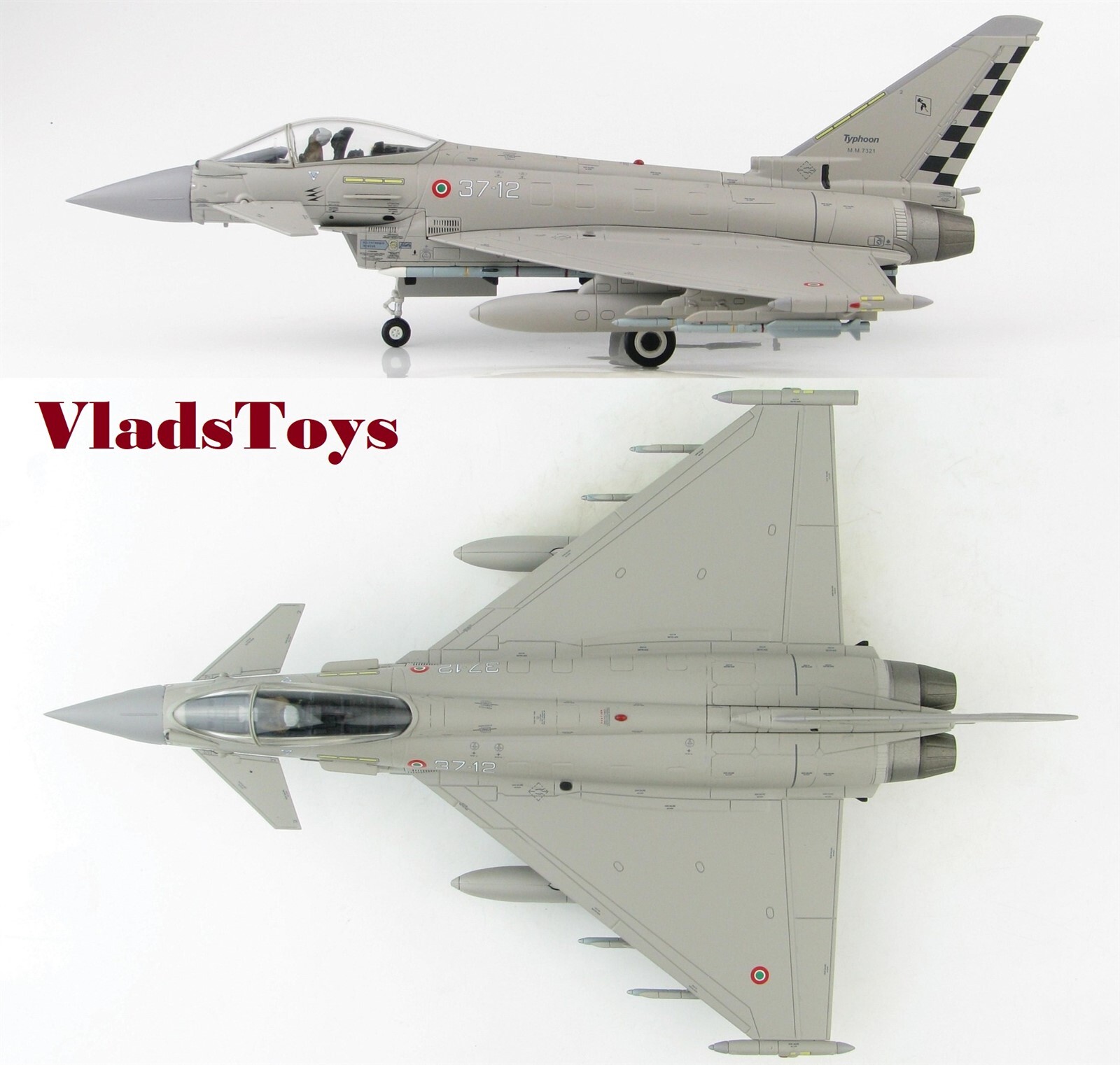 Hobby Master 1/72 Eurofighter F-2000 Typhoon Aero Mil 37