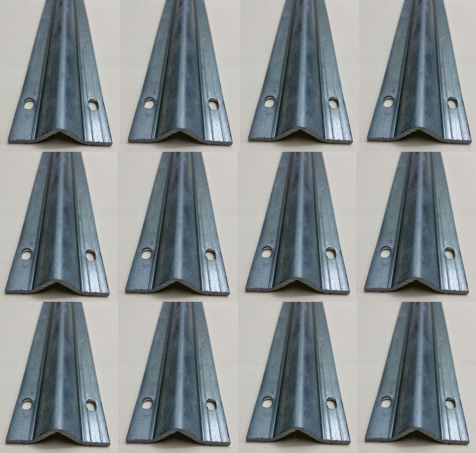 GALVANIZED STEEL GATE V TRACK 6FT V Inverted Track Slide Sliding Roll 12pcs 72Ft