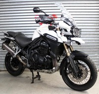 2016 16 TRIUMPH TIGER 1200 EXPLORER ABS WHITE HPI CLEAR TRADE SALE 59K NEW MOT