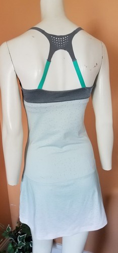 EUC Women's Nike Dri-fit Golf Tennis Athletic Dress Size S Mint Green/Gray