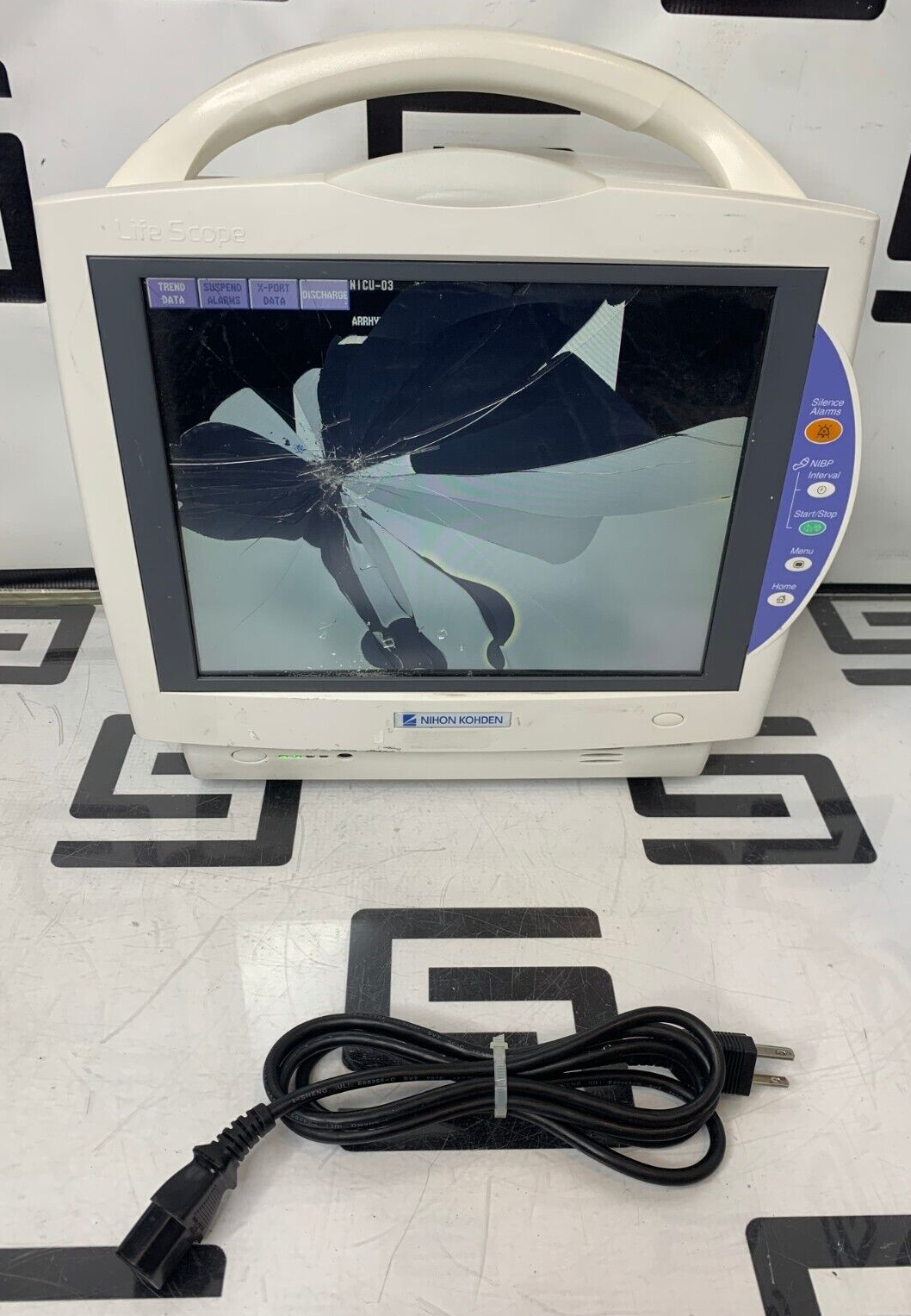 Nihon Kohden MU-651RA Patient Monitor Bedside Life Scope BSM Nihon Kohden MU-651RA Patient Monitor Bedside Life Scope BSM