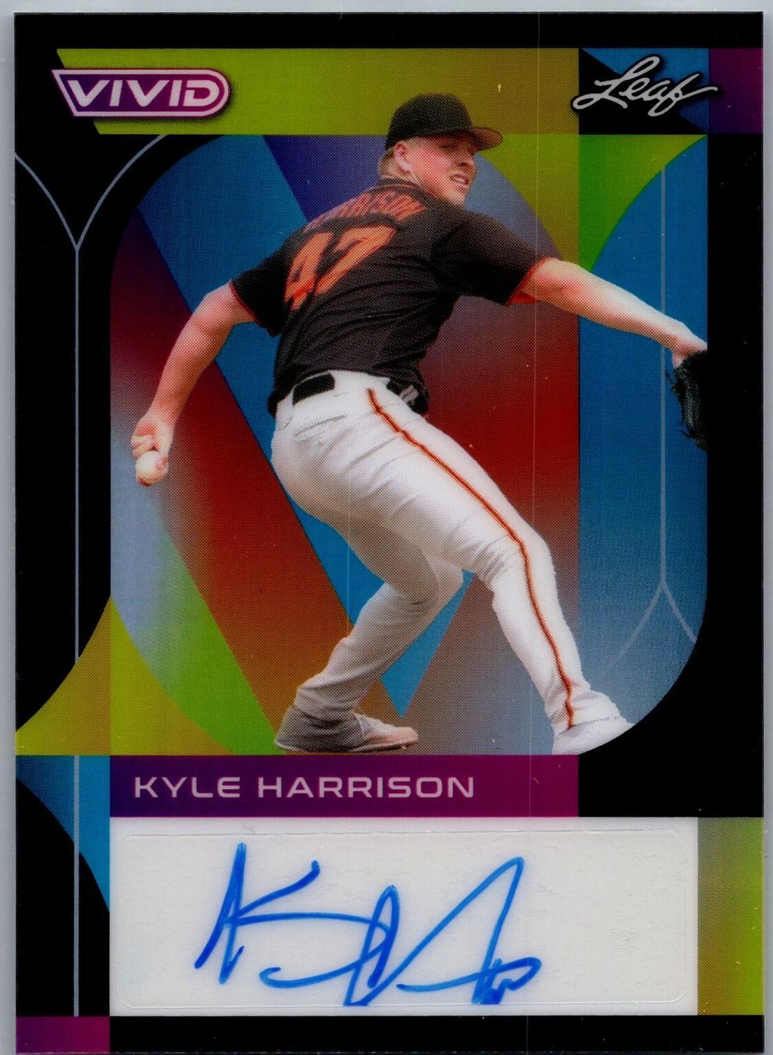 2022 Leaf Vivid - Kyle Harrison #BA-KH1