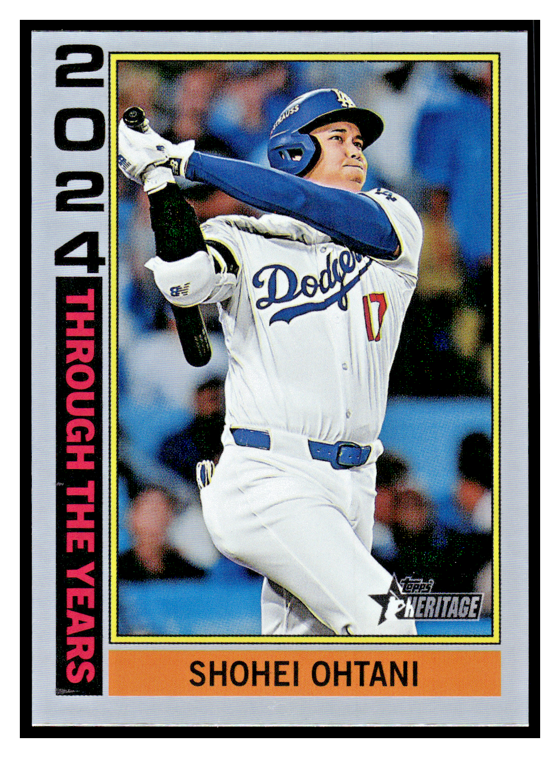2025 Topps Heritage Shohei Ohtani Through The Years Holo