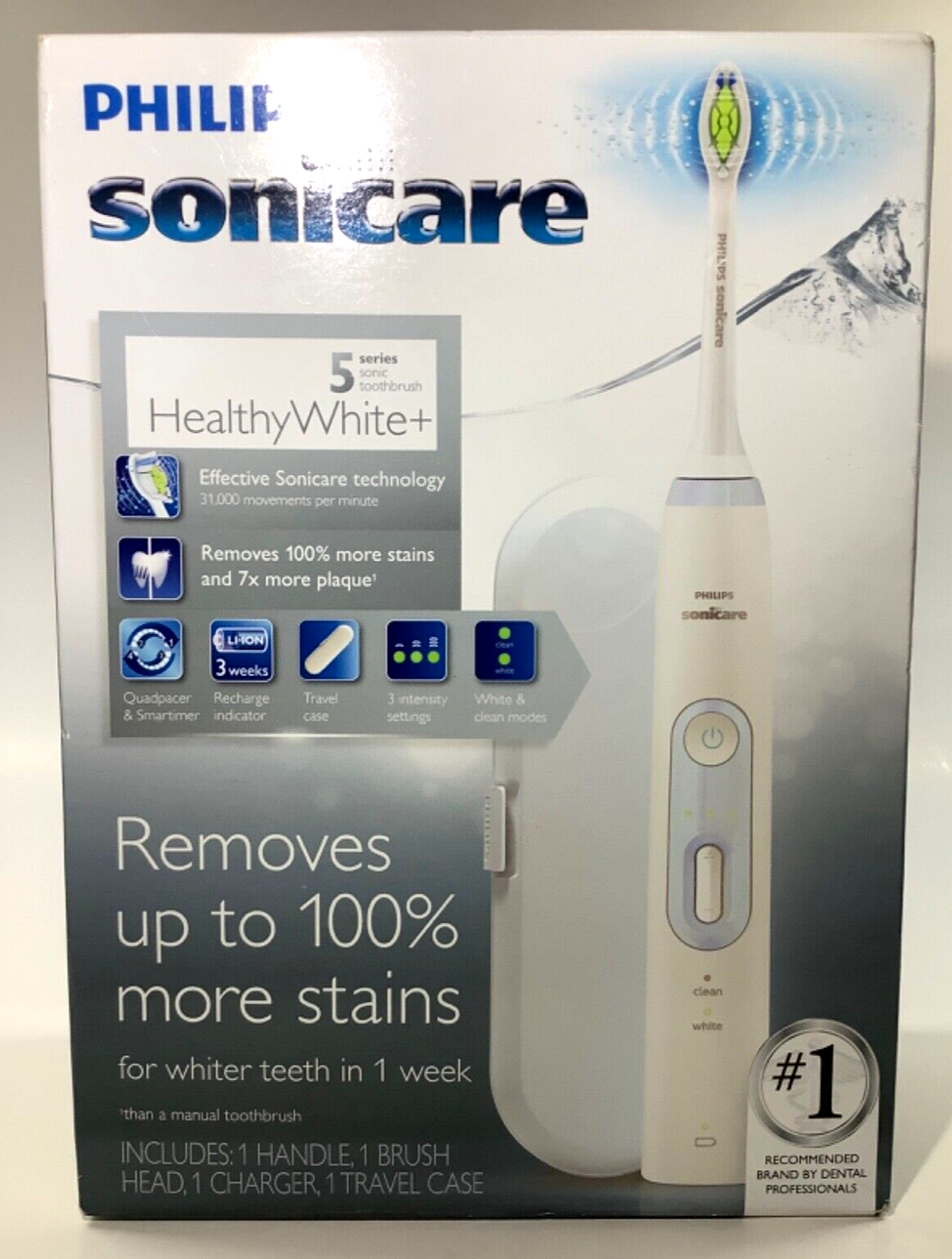 新品　PHILIPS Sonicare HealthyWhite + 本体 HealthyWhite Sonic electric toothbrush HX6732/74 | Sonicare