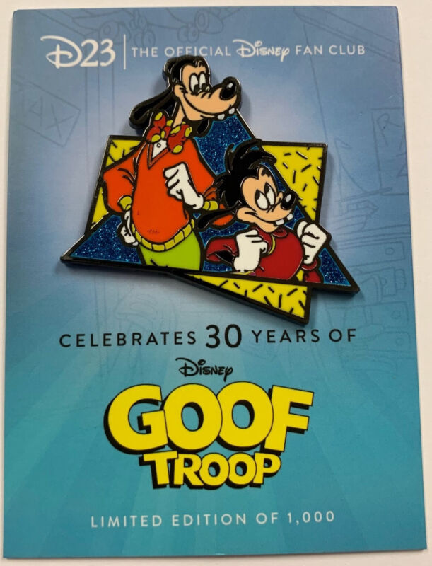 Disney D23 Exclusive 2022 Goofy Goof Troop 30th Anniversary Pin LE 1000