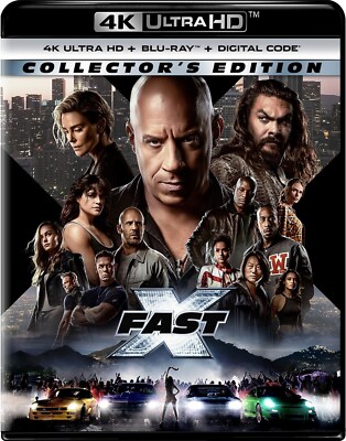 Fast X 4K UHD Blu-ray Vin Diesel NEW