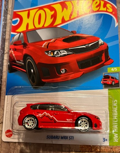 Hot Wheels 2022 J Case Red Subaru WRX Wagon Real Riders