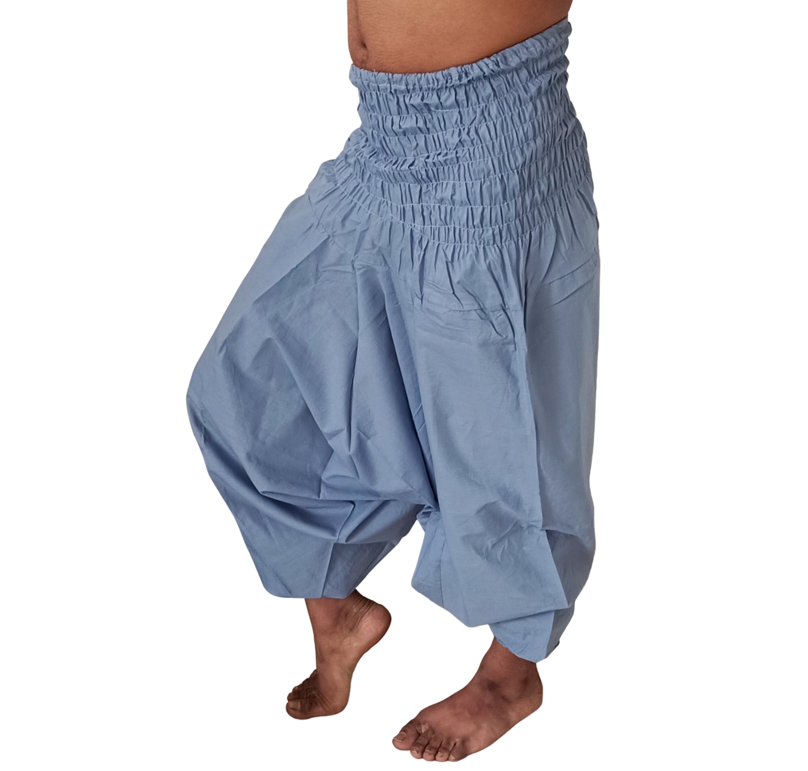 Pre-owned Handmade 20 Pcs Cotton Ali Baba Harem Gypsy Hippie Baggy Pants Indian Women Boho Trousers In As Show In Picture