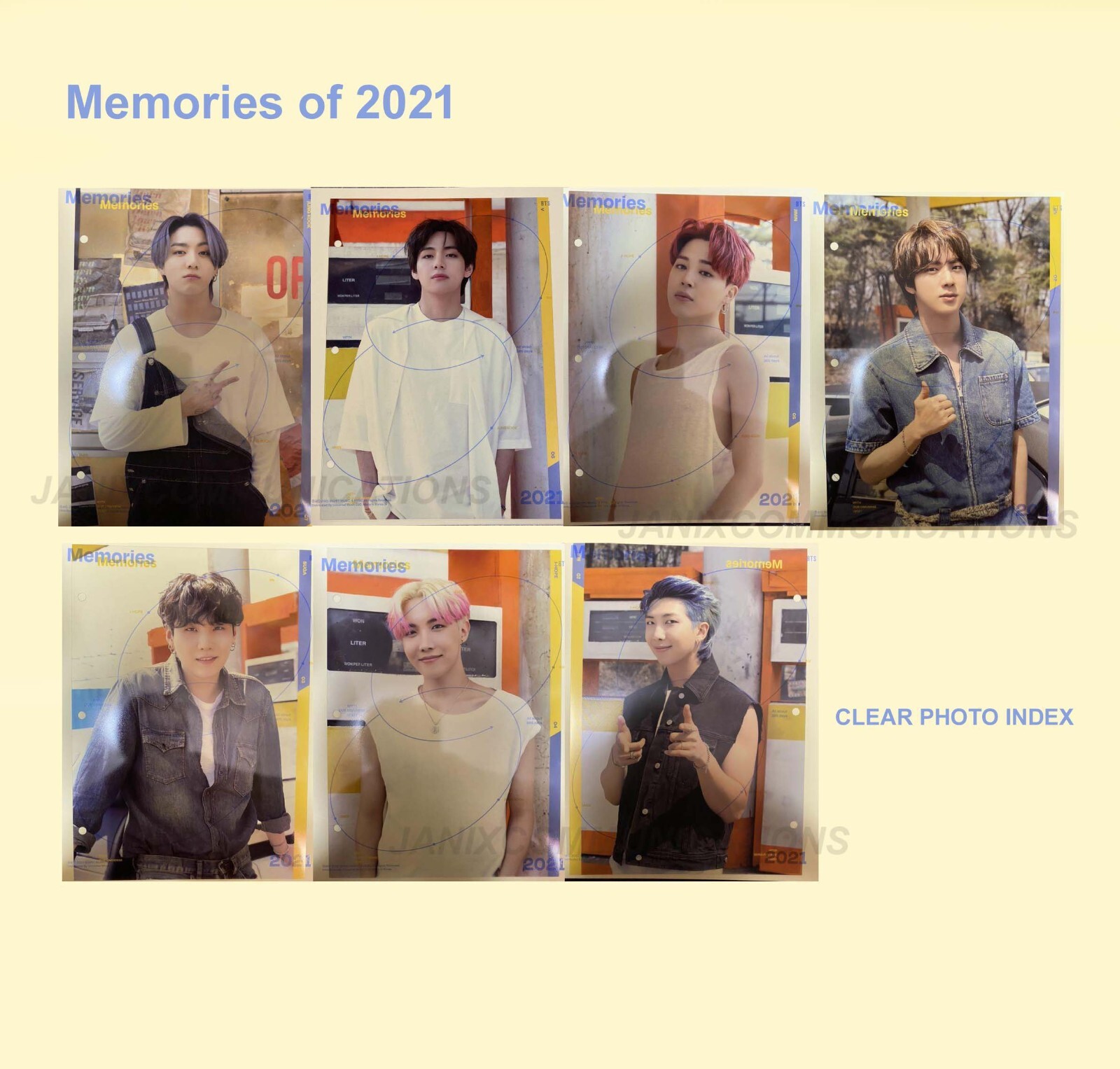 BTS Memories of 2021 DVD Ofiicial CLEAR PHOTO INDEX | eBay BTS Memories of 2021 DVD Ofiicial CLEAR PHOTO INDEX | eBay