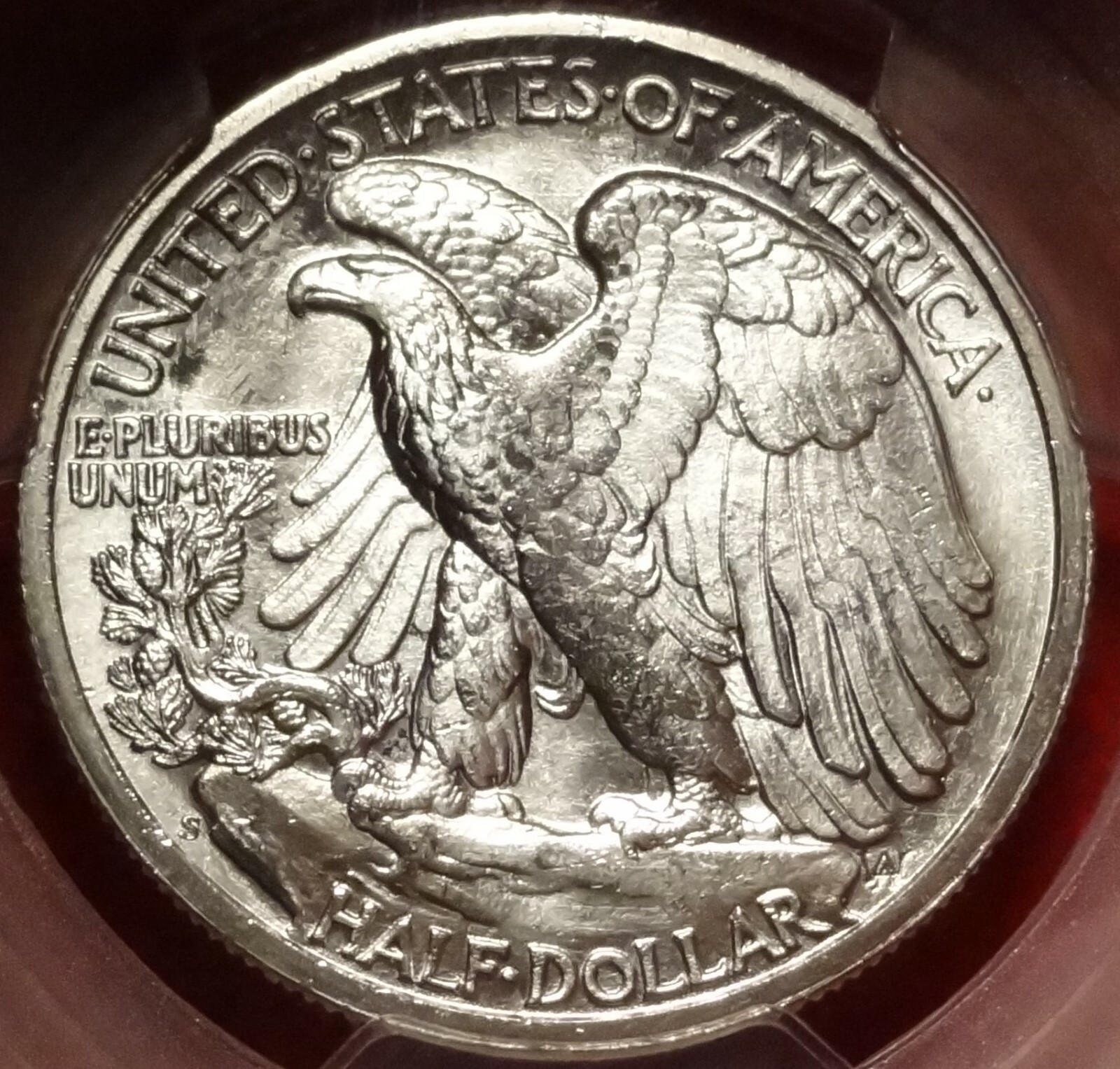 1942 S 50C PCGS MS64+ HIGH PLUS GRADE GEM UNCIRCULATED SAN FRANSICO HALF DOLLAR