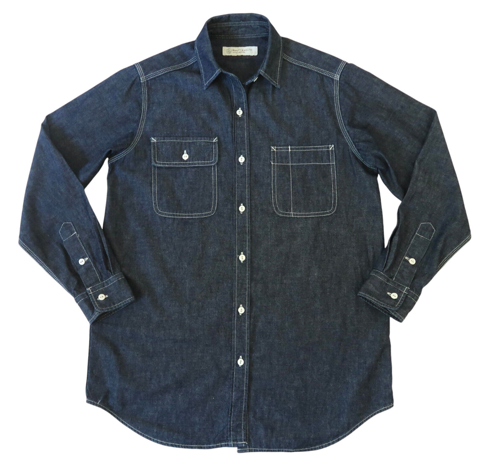 BEAUTY & YOUTH denim shirt sz S UNITED ARROWS Japan BEAUTY & YOUTH denim shirt sz S UNITED ARROWS Japan