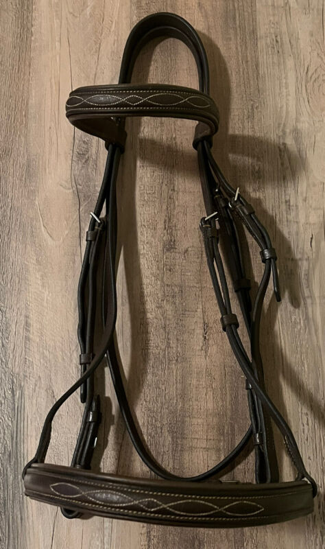 Raised Fancy Stitched Brown Bridle  