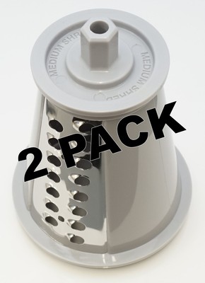 2 Pk, Presto Medium Shred Cone For Pro SaladShooter Slicer/Shredder, 81-522