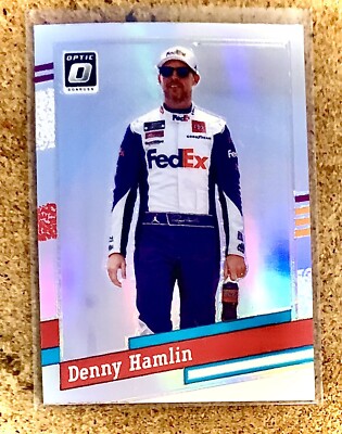 2024 Panini Donruss Optic Racing Retro Silver Prizm Denny Hamlin #136