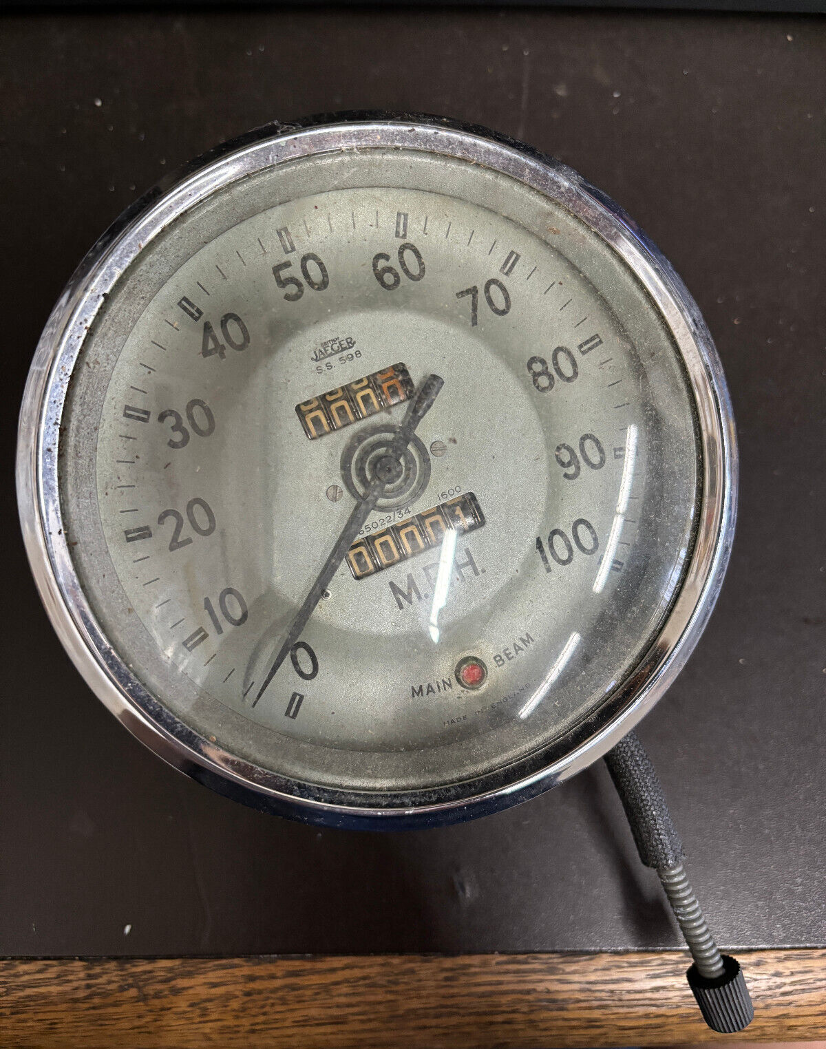 めろ 23CM MG TD, 1953, Original Jaeger Speedometer Gauge X.65022/34 | eBay