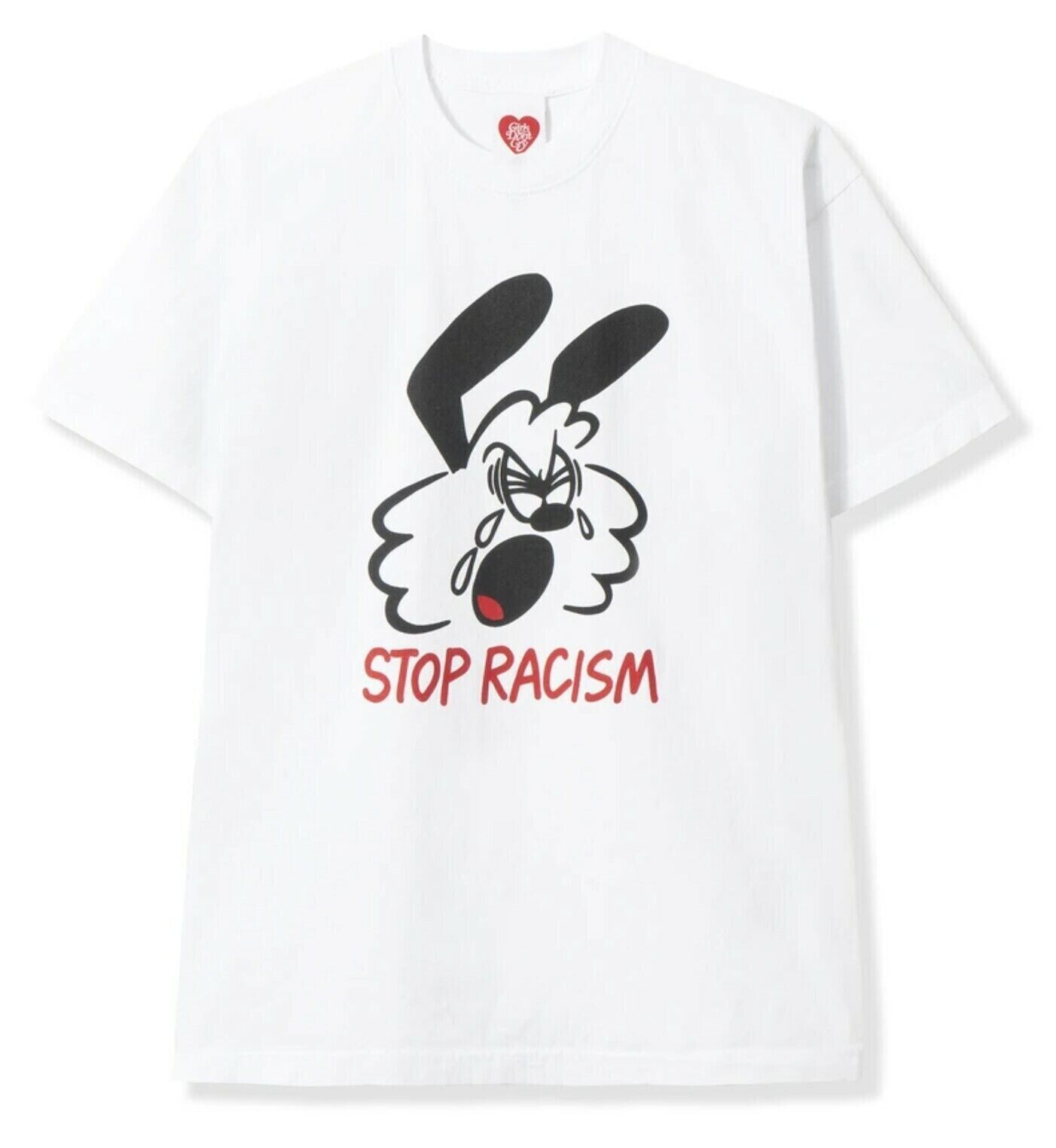 NEW Girls Don't Cry Verdy Stop Racism Tee Size Medium M Vick NEW Girls Don't Cry Verdy Stop Racism Tee Size Medium M Vick