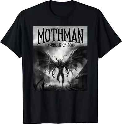 NEW LIMITED Mothman Harbinger Of Doom Cryptid Cryptozoology T-Shirt Size S-5XL