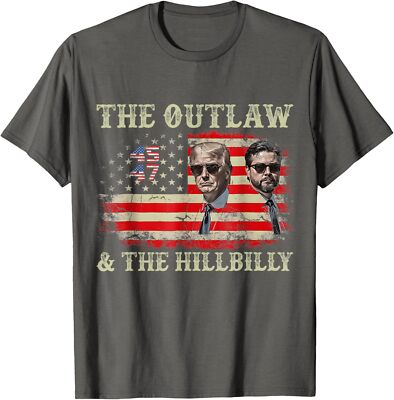 The Outlaw The Hillbilly J D Vance 2024 Donald Trump Unisex T-Shirt