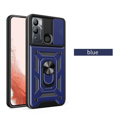 For Infinix Note 11 Hot 20S Tecno Spark Rugged Hybrid Case Stand Phone Cover