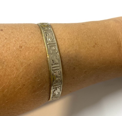 アクセサリー Vintage Mexico 925 Sterling Bracelet 925 Sterling Silver Vintage Mexico Solid 96.9g ID Cuban Link