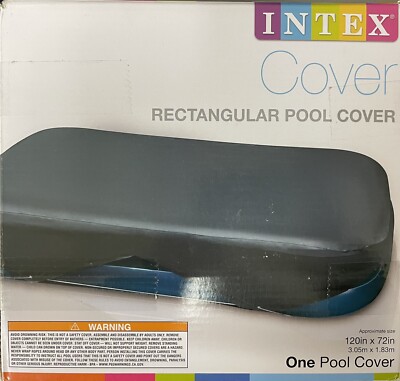 Intex B008VQWPDK Rectangular Pool Cover for Swim Centers 58412EP~120''x 72''