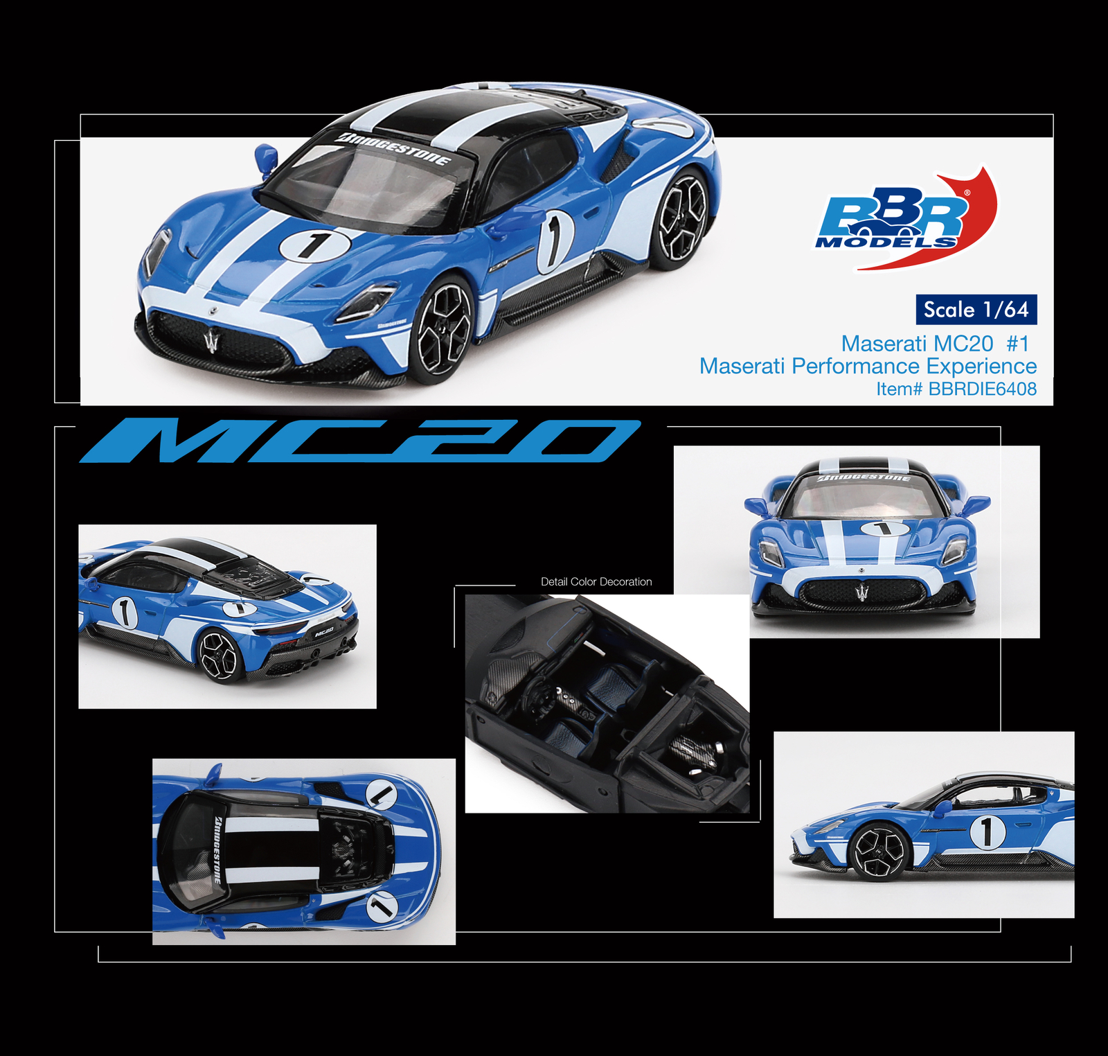 BBR 1/64 マセラティ MC20 ビアンコアウダーチェ Amazon | BBR MODELS 1/64 マセラティ MC20 Bianco Audace