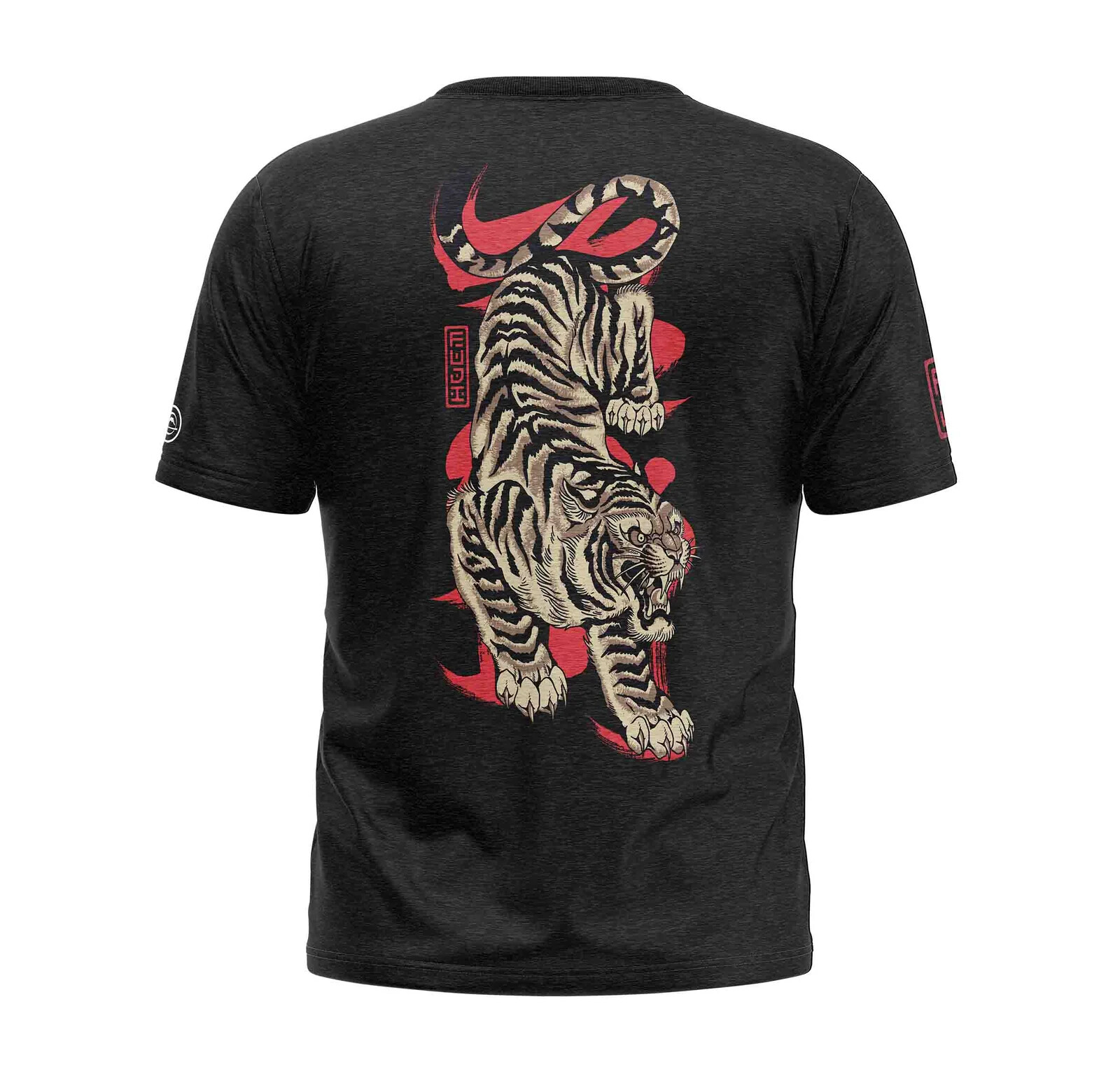 New Fuji Sports Tora Tiger Mens BJJ Jiu-Jitsu T-Shirt T Tee