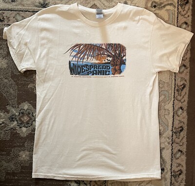 WIDESPREAD PANIC St. Augustine Florida 2022 Concert Tour M Band T-Shirt NEW