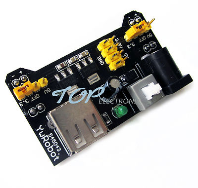 2PCS MB102 Breadboard Power Supply Module 3.3V 5V Solderless Breadboard