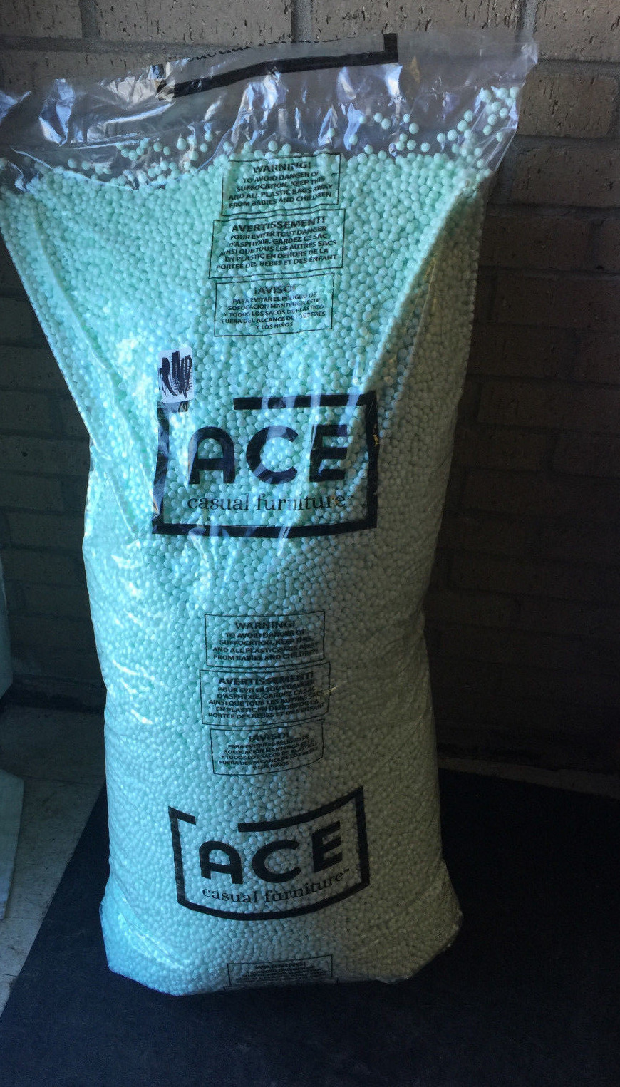 Bean Sack 3.5 Cubic Feet Refill Beans Chair Bag Seat Filling Lounge Filler Beads