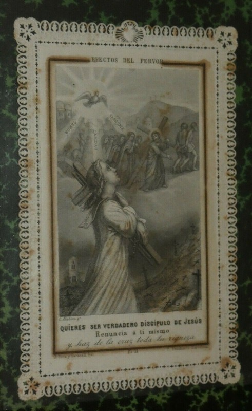 Image Pieuse Dentelle Efectos Del Fervor Quieres Ser Verdadero Discipulo De Jesu