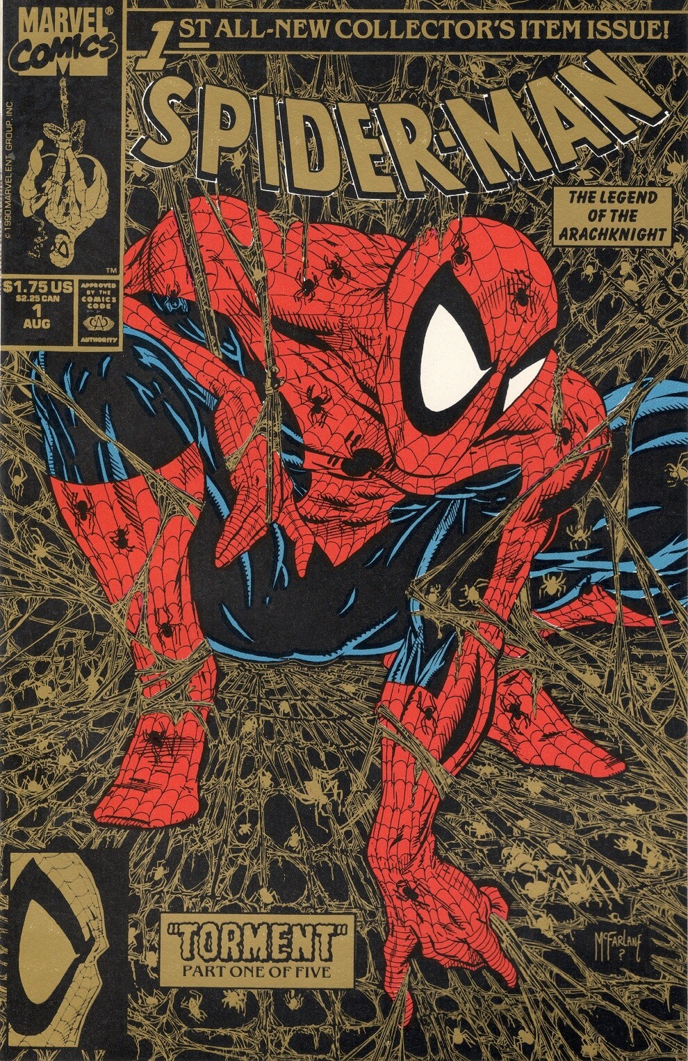 DC コミック　スーパーマン　1/1 スケッチ　カードサイン　マーベル STAN LEE, TODD MCFARLANE SIGNED AUTOGRAPHED SPIDER-MAN