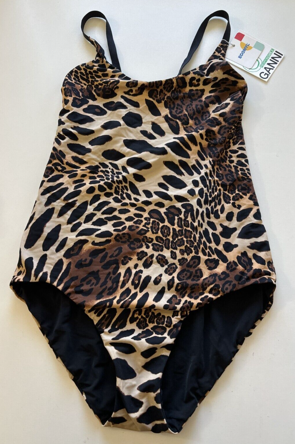 NWTD! Ganni Women's Sz 38/6 Recycled Reversible One Piece