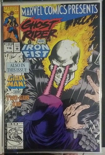 Marvel Comics Presents # 113, 114, 115, 116 Ghost Rider / Iron Fist / Wolverine