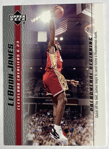 2003-04 Upper Deck Phenomenal Beginning Lebron James #18 | eBay