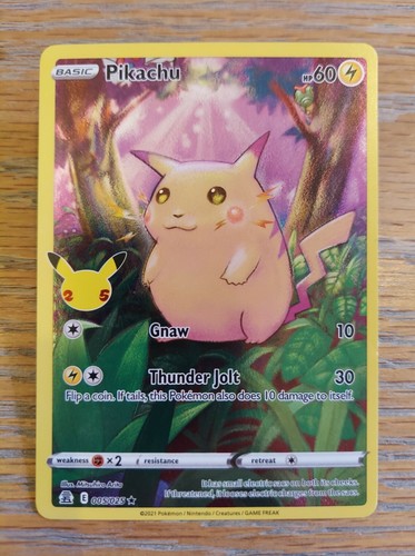 Pikachu 005/025 Celebrations NM Ultra Rare Pokemon Card | eBay