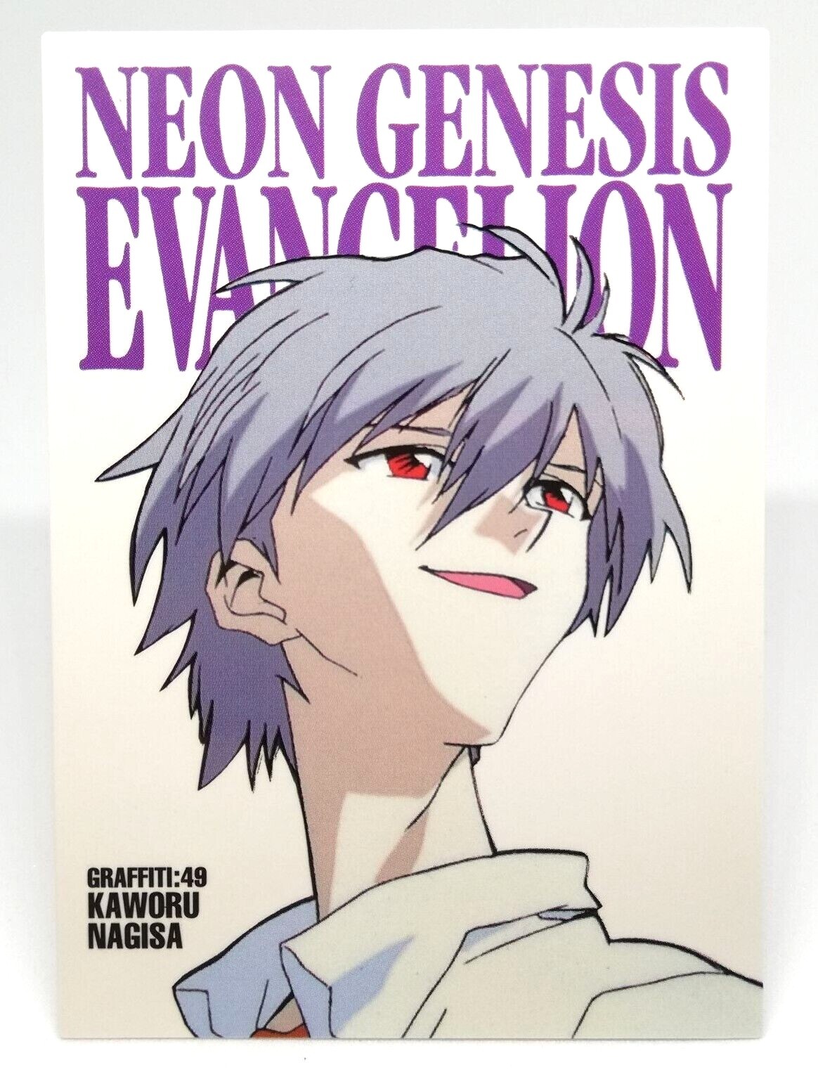 GR49 KAWORU NAGISA GRAFFITI Neon Genesis Evangelion card