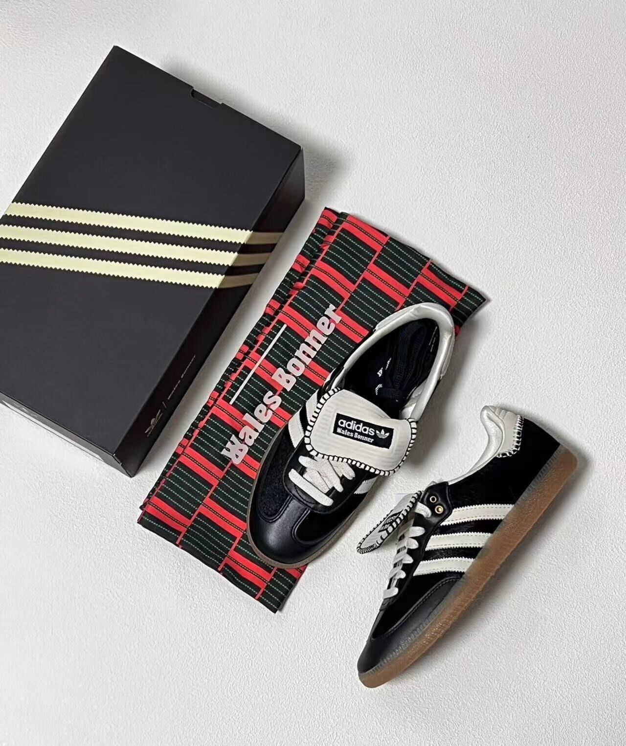 IE0580 Wales Bonner adidas Samba Pony Tonal Low Core Black IE0580 Wales Bonner adidas Samba Pony Tonal Low Core Black