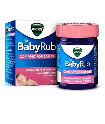 VICKS BabyRub Baby Rub Soothing Comfort for Babies Ayurvedic Proprietary 50gm