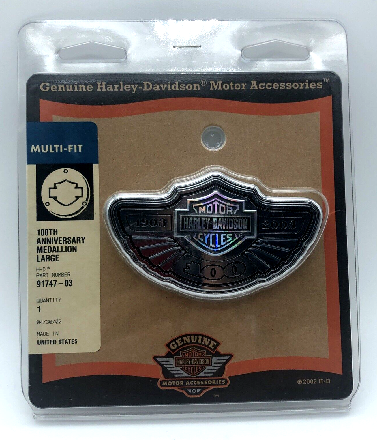 トップス Harley-Davidson 100th Anniversary L/S Harley Davidson 100th Anniversary Softail decals stripes