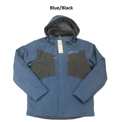 

Мужская термо лыжная куртка Super Softshell Free Country (синий/черный, Blue/black